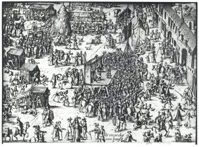 La feria de Guilbray y el mercado de ganado de French School